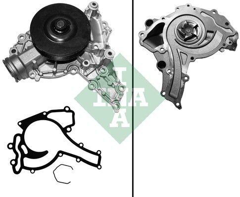 ina 538023510 coolant pump for mercedes benz, close up of ina coolant pump INA 538023510 | Coolant Pump for Mercedes-Benz C-Class & CLK Series | 05-14 INA 538023510 Coolant Pump for Mercedes-Benz ina, coolant-pump, mercedes-benz, car-parts, engine-cooling, car-owners, automotive-repair, car-maintenance, car-enthusiasts, ai-generated