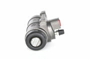 bosch f026002173 brake cylinder front view, bosch f026002173 brake cylinder side view BOSCH F026002173 | Brake Cylinder for Minibuses and Buses | For Bus Owners and Mechanics BOSCH F026002173 | Brake Cylinder for Buses bosch, brake-cylinder, buses, minibuses, vehicle-parts, mechanics, bus-owners, safety, automotive, ai-generated