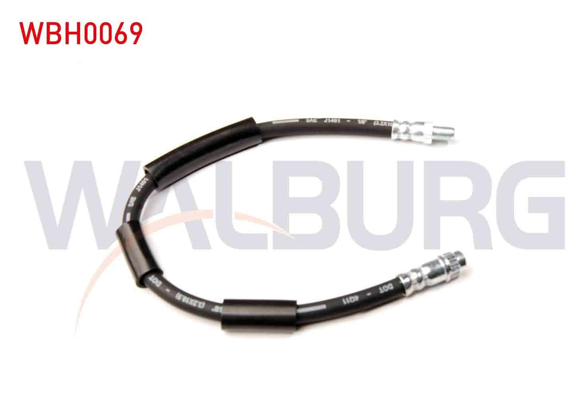 WALBURG WBH0069 Brake Hose Front Left-Right 420mm Peugeot 307 (3A / C) 2000-2007 / Citroen C4 (Lc) 2004-20 — Brake Hydraulics