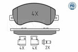 MEYLE Brake Pads 0252448418-PD for VW Amarok