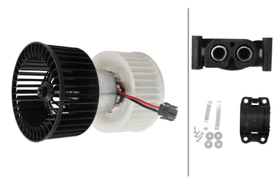 Hella 8EW366400-091 Heater Motor BMW E46 E83 M57 N2 M47 N2 — Heater & Blower