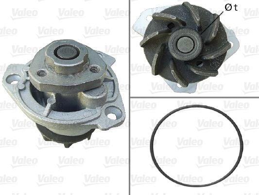 VALEO Water Pump 506798 - Engine Cooling for Touareg, Q7, Cayenne — Water Pump & Thermostat