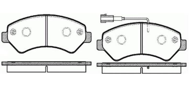 MGA Brake Pads for Fiat Ducato 2014 - 2.3 Diesel Cars