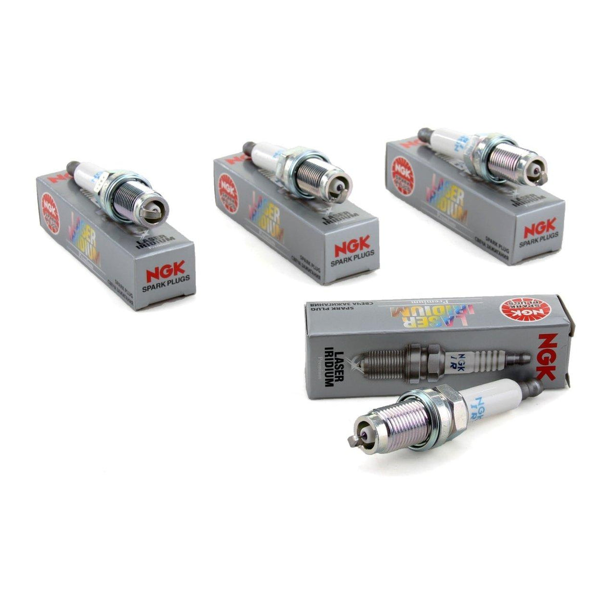 NGK Spark Plug Set for Audi A3 2004-2013 - 1.2 TSI Engine - 4 Plugs Included — Coils & Plugs