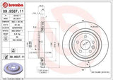 BREMBO Brake Disc for Volvo S60 S80 V60 V70 - 2 Pack — Brake Rotors & Drums