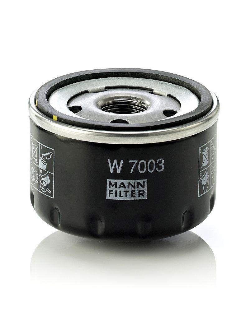 Mann W 7003 Oil Filter Fiat/Alfa 147/156/166 Bravo II Doblo Marea Stilo Punto Panda Idea GT 01- — Oil Filters