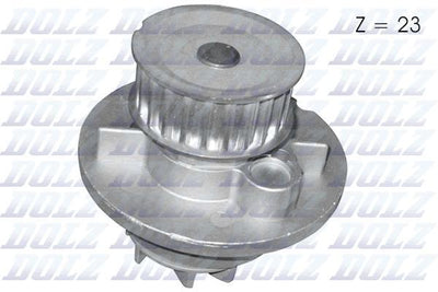 DOLZ O146 Water Pump Opel Astra F/G, Corsa C and 2 more models — Water Pump & Thermostat