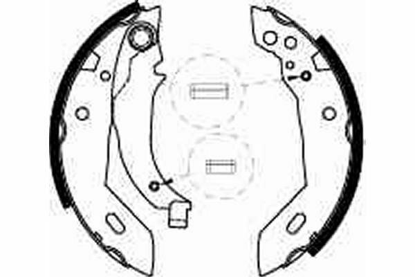 trw gs6228 brake shoe front view, trw gs6228 brake shoe side view, trw gs6228 brake shoe technical specifications TRW GS6228 Brake Shoe - Fits Xsara P306, DW8 (1.9 8V) | Size (7.09 x 1.18) in. TRW GS6228 Brake Shoe - Compatible with Xsara, P306 trw, brake-shoe, xsara, p306, braking-system, car-owners, mechanics, automotive-parts, replacement-parts, ai-generated