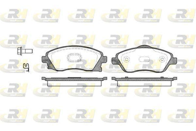 ROADHOUSE 2774.12 Brake Pad Front Corsa C 01 > 11 00 > . 00 > Meriva A 03 > Tigra B 04 > — Brake Pads