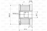 VALEO 588135 with Bearing Pulley - Alternator Free Movement for Mitsubishi Canter Owners & Vehicle Main — Starting & Charging
