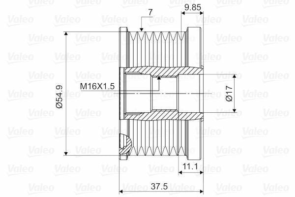 valeo 588135 rulmanli kasnak for mitsubishi canter, technical specifications of valeo 588135 rulmanli kasnak VALEO 588135 Rulmanlı Kasnak - Alternator Free Movement for Mitsubishi Canter Owners & Vehicle Maintenance Professionals | 59 mm Diameter VALEO 588135 Rulmanlı Kasnak for Mitsubishi Canter valeo, rulmanli-kasnak, mitsubishi-canter, vehicle-maintenance, alternator-parts, auto-repair, auto-parts, motor-repairs, car-repair, ai-generated