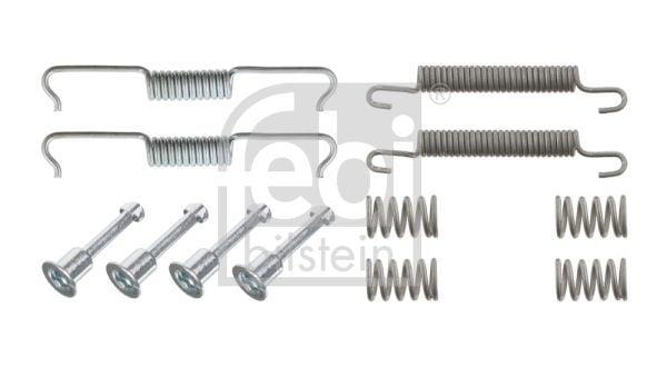 febi 29225 brake shoe assembly kit front view, febi 29225 brake shoe assembly kit packaging FEBI 29225 Brake Shoe Assembly Kit - Compatible with X164, W164, W251 | 0.18 lb FEBI 29225 Brake Shoe Assembly Kit febi, brake-shoe-assembly, automotive-repair, vehicle-maintenance, brake-parts, car-accessories, car-repair, braking-system, automotive-parts, ai-generated
