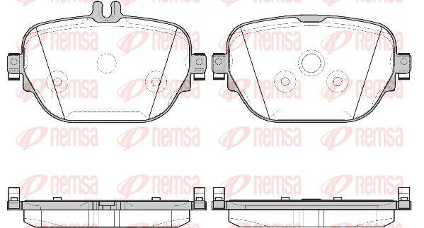 REMSA 1725.08 Brake Pad — Brake Pads