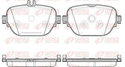 REMSA 1725.08 Brake Pad — Brake Pads