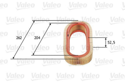Valeo 585641 Air Filter (Opel Corsa-A 1.2 S /1.2I) — Air & Cabin Filters