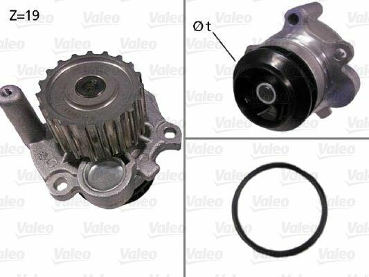 VALEO 506533 Water Pump - Engine Cooling for Caddy, Golf, Polo — Water Pump & Thermostat