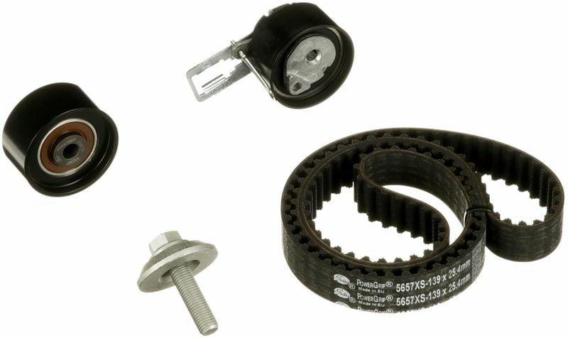 GATES K015657XS Timing Belt Kit - Compatible with 2009-2016 Model Cars — Belts