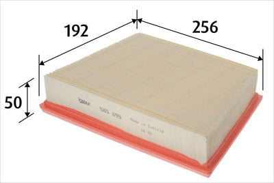 Valeo 585899 Air Filter (Left) Aj20d4 Range Rover Velar L560 17 > Jaguar F-Pace X761 17 > Xe X760 15 > — Air & Cabin Filters