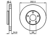 bosch-front-brake-disc-0986478872, bosch-brake-disc-set-of-2-for-passat BOSCH Front Brake Disc 0986478872 - High-Quality Brake Discs for Passat 1.6/1.8/1.9/2.3 (96-00) | Set of 2 BOSCH Front Brake Disc 0986478872 - Premium Quality for Passat bosch, front-brake-disc, passat-brake-discs, car-parts, automotive, braking-system, mechanic-tools, car-owners, high-quality, ai-generated