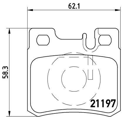 Brembo P50009 Brake Pad Rear Mercedes W124/W129/W170/W201/W202/W210 85-02 — Brake Pads