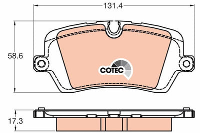 TRW GDB2029 Brake Pad Rear Land Rover Range Rover IV/Sport/Discovery Sport 3.0-5.0 12-20 — Brake Pads