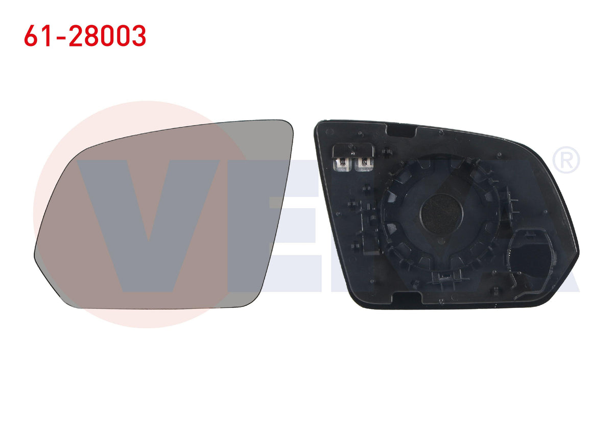 Veka 61-28003 Mirror Glass Left Heated Aspheric Mercedes Vito (W447) 2014 — Mirrors