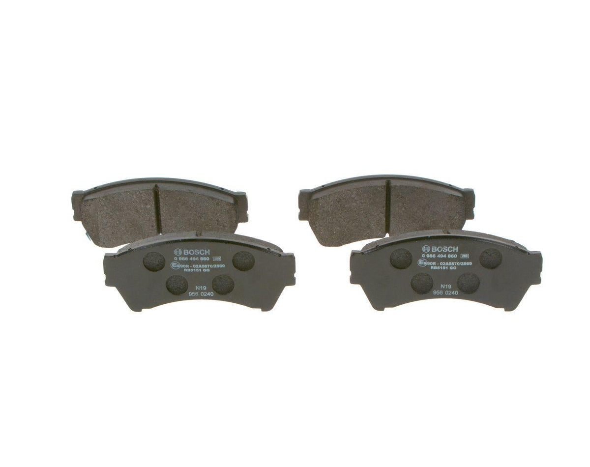 Bosch 0986494860 Brake Pad Front Mazda 6 Gh 07-13 1.8 2.0 2.2 — Brake Pads
