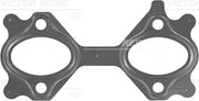 victor reinz exhaust manifold gasket 71-33027-00, installation view of victor reinz exhaust gasket Victor Reinz Exhaust Manifold Gasket 71-33027-00 for BMW E-Series | Fits Multiple Models Victor Reinz Exhaust Manifold Gasket 71-33027-00 victor-reinz, exhaust-manifold-gasket, bmw-parts, automotive-repair, car-maintenance, mechanics-tools, automotive-sealing, high-performance-parts, car-owners, ai-generated