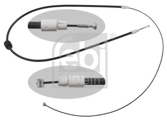 FEBI Handbrake Cable Viano 639 Front - Brake Cable — Brake Cables & Hardware