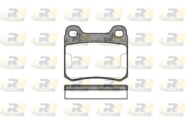 ROADHOUSE 2157.00 Brake Pad 190 W201 10 82-08 93 — Brake Pads
