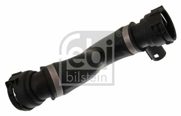 febi radiator hose e60 e66, close-up of febi radiator hose FEBI Radiator Hose E-60 E-66 - Premium Radiator Hose for N-52 Cooling System | 7.8 in FEBI Radiator Hose E-60 E-66 - Durable EPDM Material febi, radiator-hose, car-parts, vehicle-maintenance, epdm-rubber, cooling-system, auto-repair, car-owners, premium-quality, ai-generated