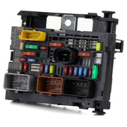 peugeot-rcz-original-fuse-box-bsmp-r02-front-view, peugeot-rcz-original-fuse-box-bsmp-r02-compatible-vehicles Peugeot RCZ Original Fuse Box - BSM R02 for 2010-2015 Models | Genuine Equipment Peugeot RCZ Original Fuse Box BSM R02 peugeot, original-fuse-box, bsmp-r02, peugeot-rcz, vehicle-parts, car-accessories, 2010-2015-models, automotive, oe-parts, ai-generated