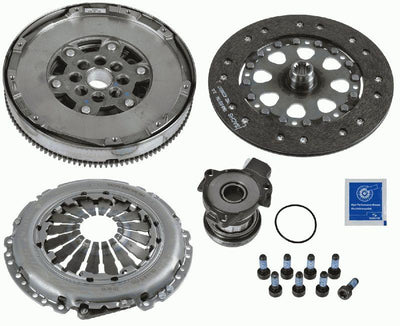 Sachs 2290601086 with Flywheel Clutch Kit + Ball Bearing (Opel: Combo Corsa C D Meriva A 1.3 CDTi) — Clutch & Flywheel