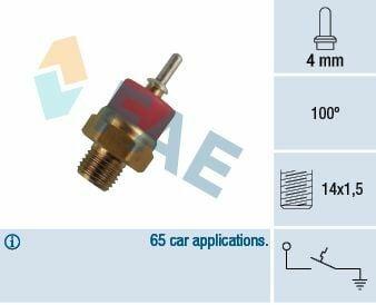 FAE Temperature Switch for Radiator Fan - 190W for W201, C123 and 2 more models — Radiators & Fans