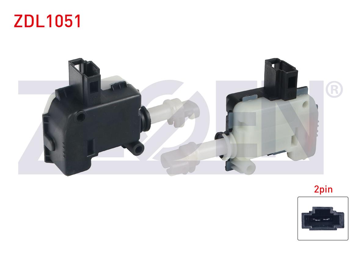 Zegen ZDL1051 Fuel Tank Lock Motor 2 Pin Volkswagen Golf IV 1997-2005 / Jetta III 2005-2010 / Passat 1996-200 — Fuel Delivery