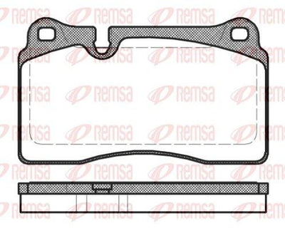 REMSA 1200.30 Brake Pad — Brake Pads