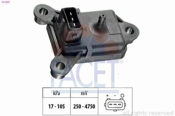 FACET Air Pressure Sensor - Model 10.3003 — Vehicle Sensors & Switches