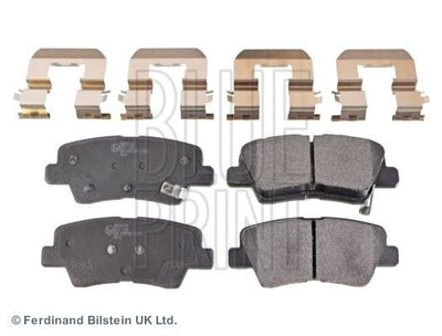 Blue Print ADG042138 Rear Brake Pad Accent Blue 2011-Elantra 2011-I40 2011-Optima 2011 2015 Rio 2011-Sportage 20 — Brake Pads