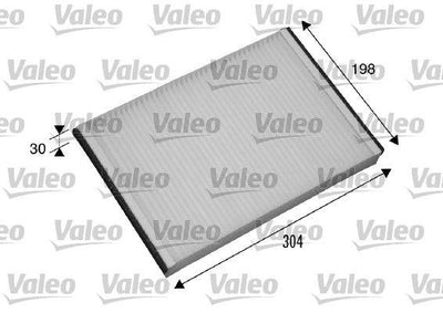 Valeo 698874 Cabin Air Filter (Delphi Type) Astra G Astra H Zafira A — Air & Cabin Filters