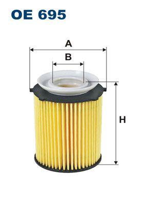 Filtron OE695 Mercedes-Benz A/B/C Series W176/W246/W242/C204 2012-2018 Oil Filter — Oil Filters