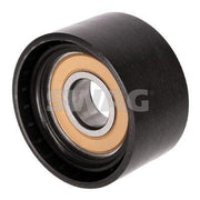swag-v-belt-tensioner-pulley-image-1, swag-v-belt-tensioner-pulley-image-2 SWAG V Belt Tensioner Pulley - Compatible with Mercedes Models | 30 mm Width, 54 mm Diameter SWAG V Belt Tensioner Pulley for Mercedes swag, v-belt-tensioner-pulley, mercedes-parts, car-maintenance, mechanics-tools, ai-generated, engine-parts, car-repair, automotive, car-owners