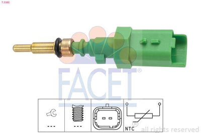 Facet 7.3385 Water Temperature Sensor C3-C4-C-Elysee-Ds3-Ds4-Jumpy-Berlingo-2008-208-3008-30 — Temperature Sensors & Switches