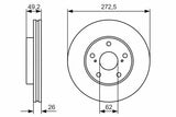 BOSCH Disc Brake 0986479R45 - Ventilated Design — Brake Rotors & Drums