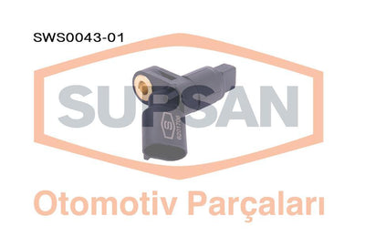 Supsan SWS004301 ABS Sensor Volkswagen Golf III-IV Bora Caddy II Passat Polo 99-Ahw Akq Ape Axp Bca — Brake Sensors & ABS