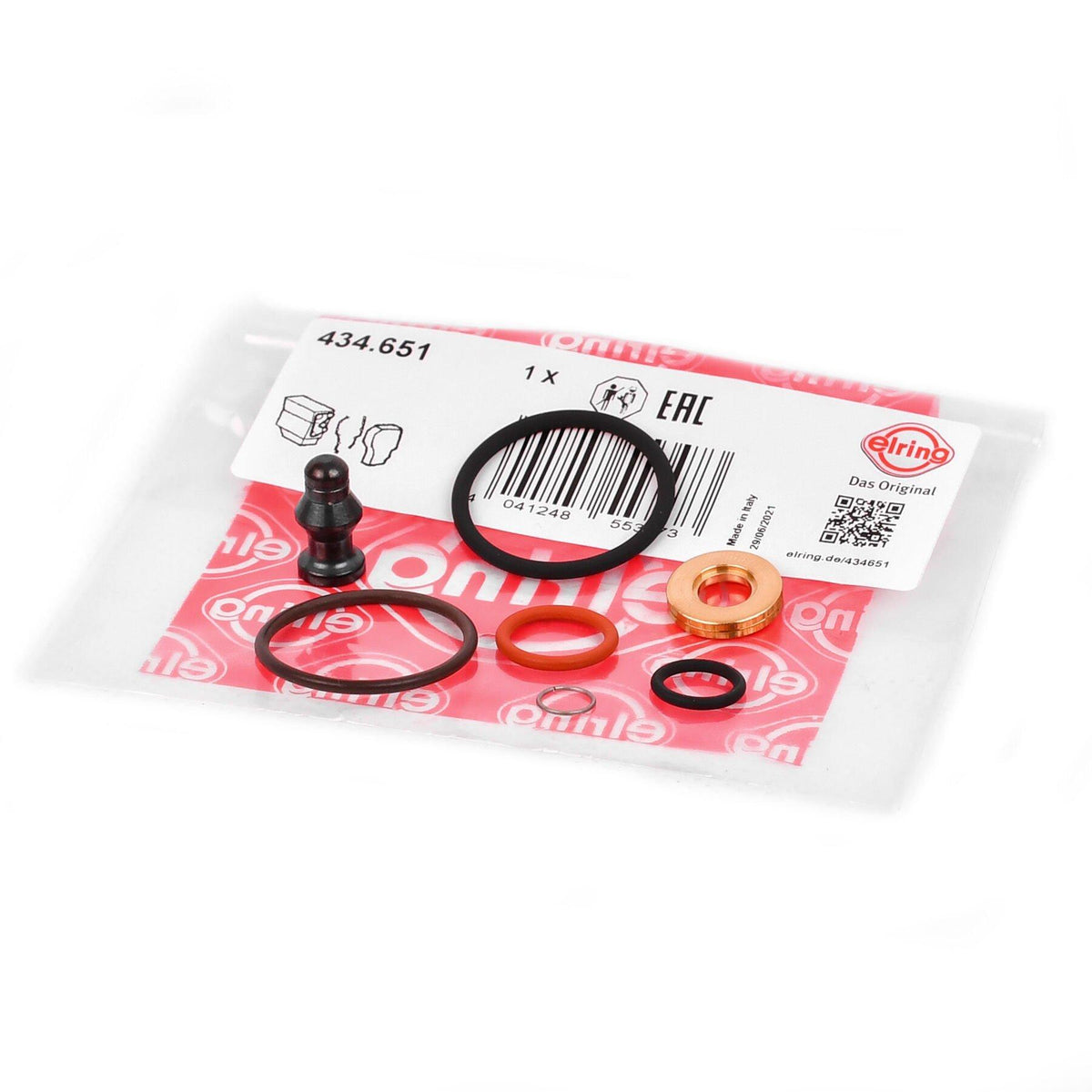 Elring 434.651 Injector Repair Kit - Compatible with Volkswagen Bora 2000-2005 1.9 TDI — Fuel Delivery