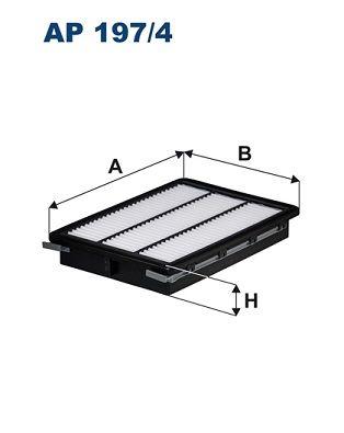 Filtron AP197-4 Air Filter Hyundai Tuscon Sportage 1.6 GDI 1.6 T-GDI 2.0 2015- — Air & Cabin Filters