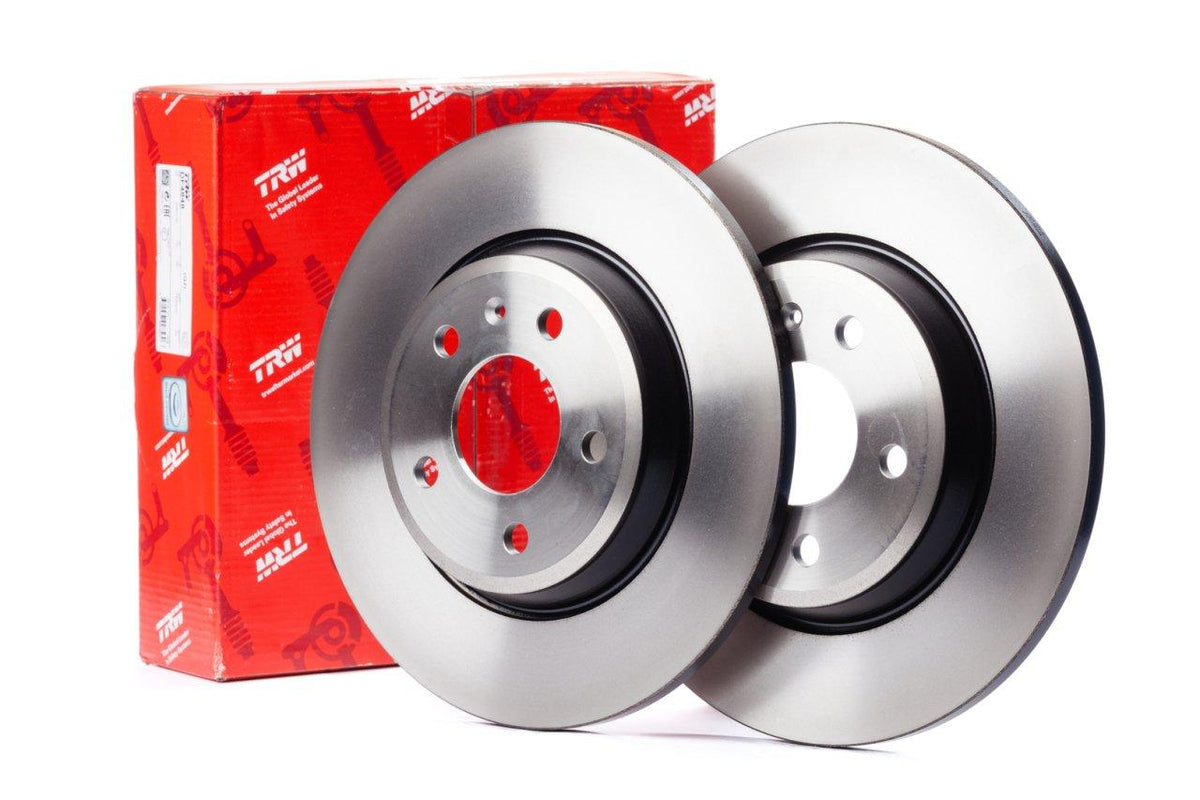 TRW DF6340 Rear Brake Disc Set Astra J Cruze Mokka 09-15 — Brake Rotors & Drums