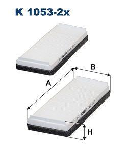Filtron K1053-2X Cabin Air Filter W210 S210 W220 C215