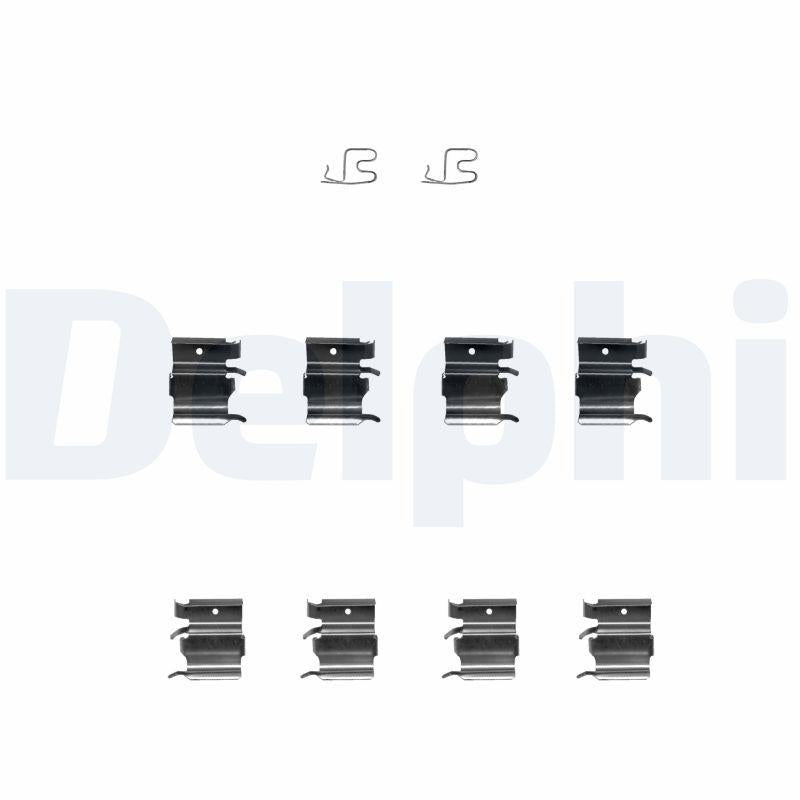 Delphi LX0366 Brake Pad Mounting Set