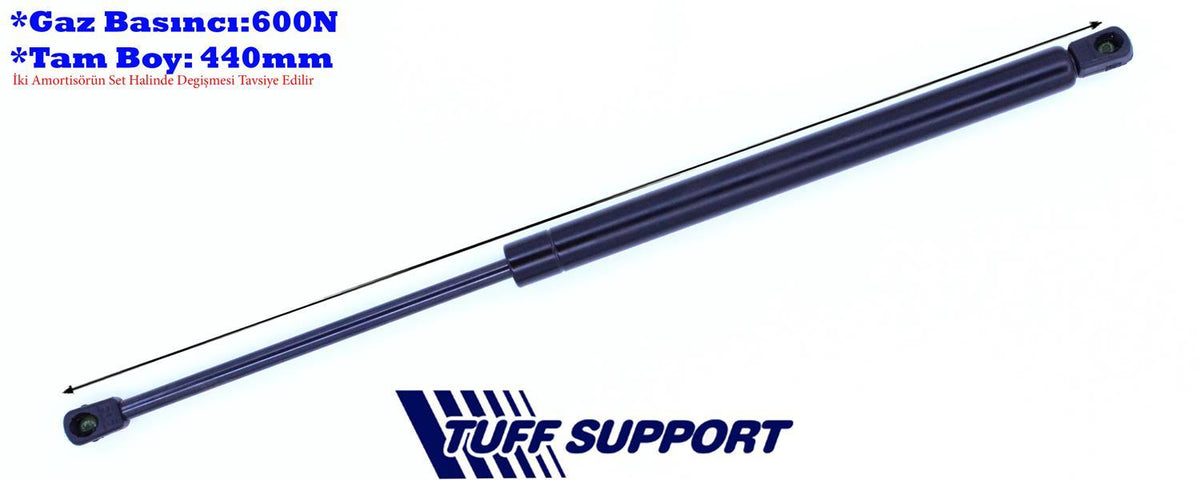 TUFFSUPPORT 613187 Trunk Gas Strut 00-08 Fabia — Support Rods & Struts